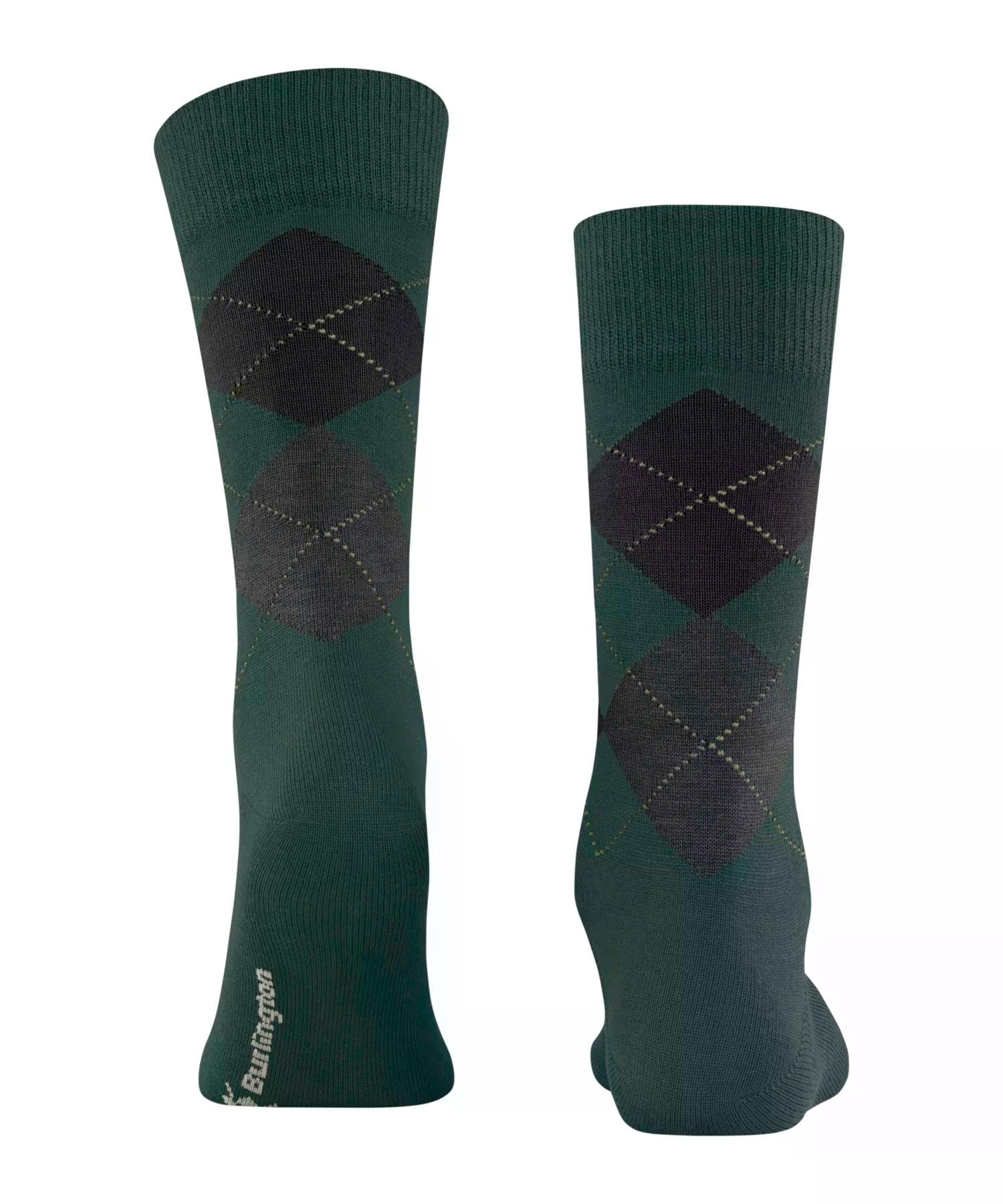 burlington-edinburgh-chaussettes-homme-vert-forest-7450-40-46 image 2