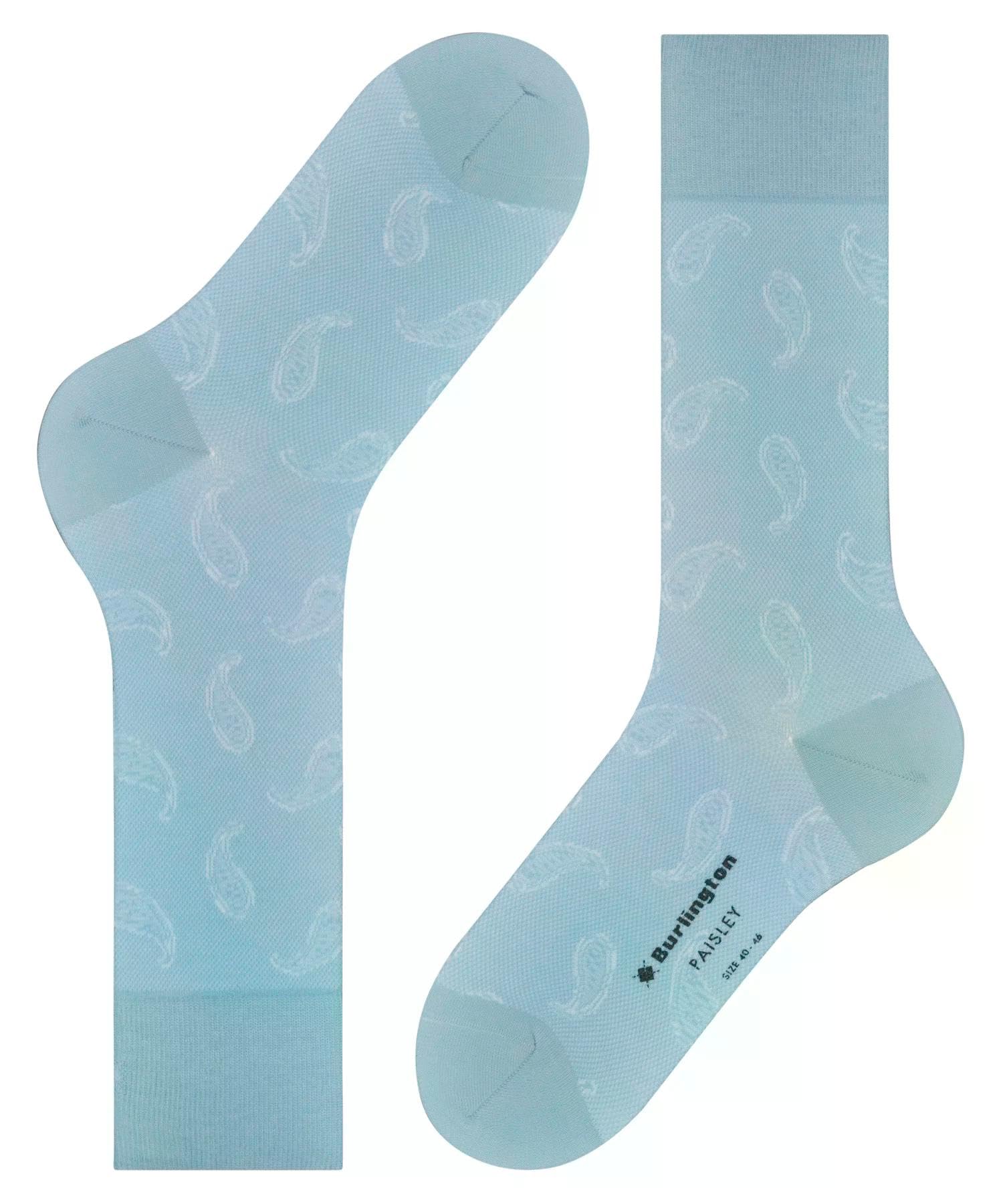 burlington-paisley-chaussettes-homme-bleu-patagonia-6267-40-46 image 6