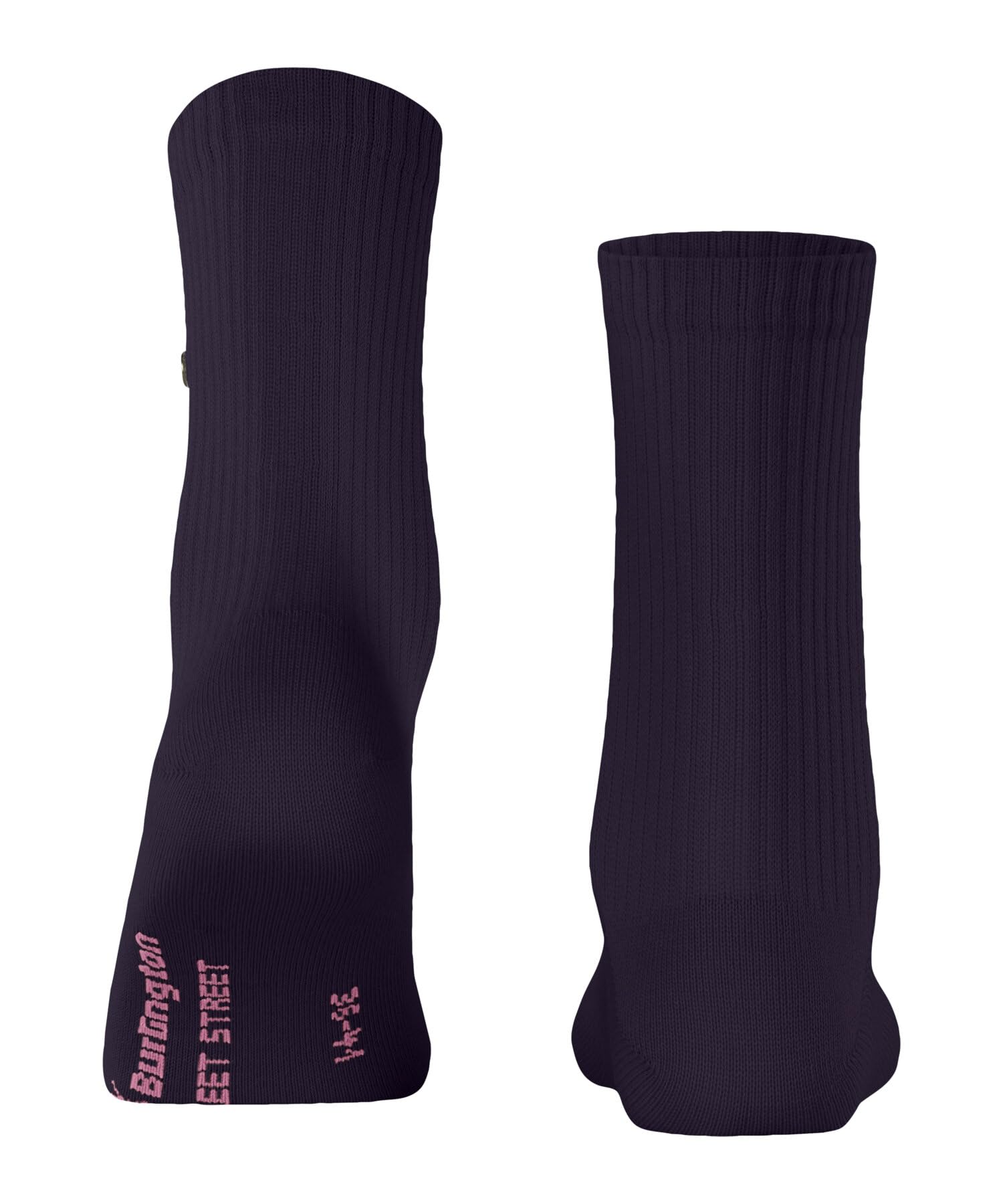 burlington-fleet-street-chaussettes-femme-rouge-wineberry-8761-36-41-coton-uni image 2