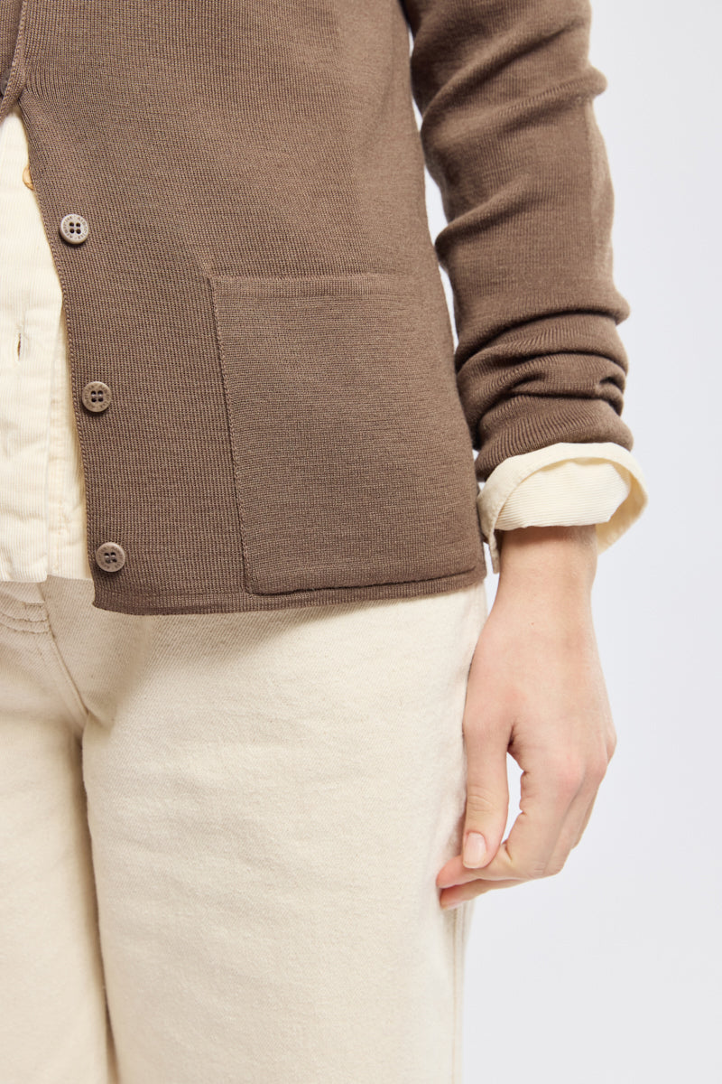 armor-lux-cardigan-femme-col-v-laine-50-poches image 5