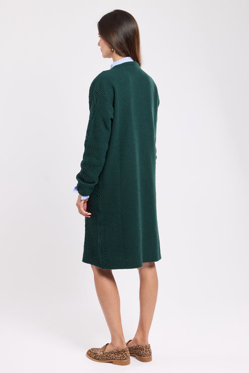 armor-lux-robe-pull-torsades-80-laine-manches-longues image 5