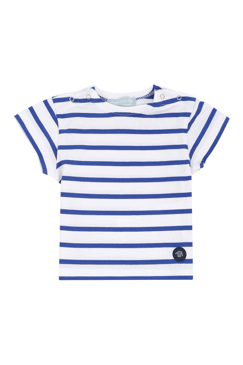 armor-lux-marini-re-baby-b-b-coton-l-ger-manches-courtes image 1