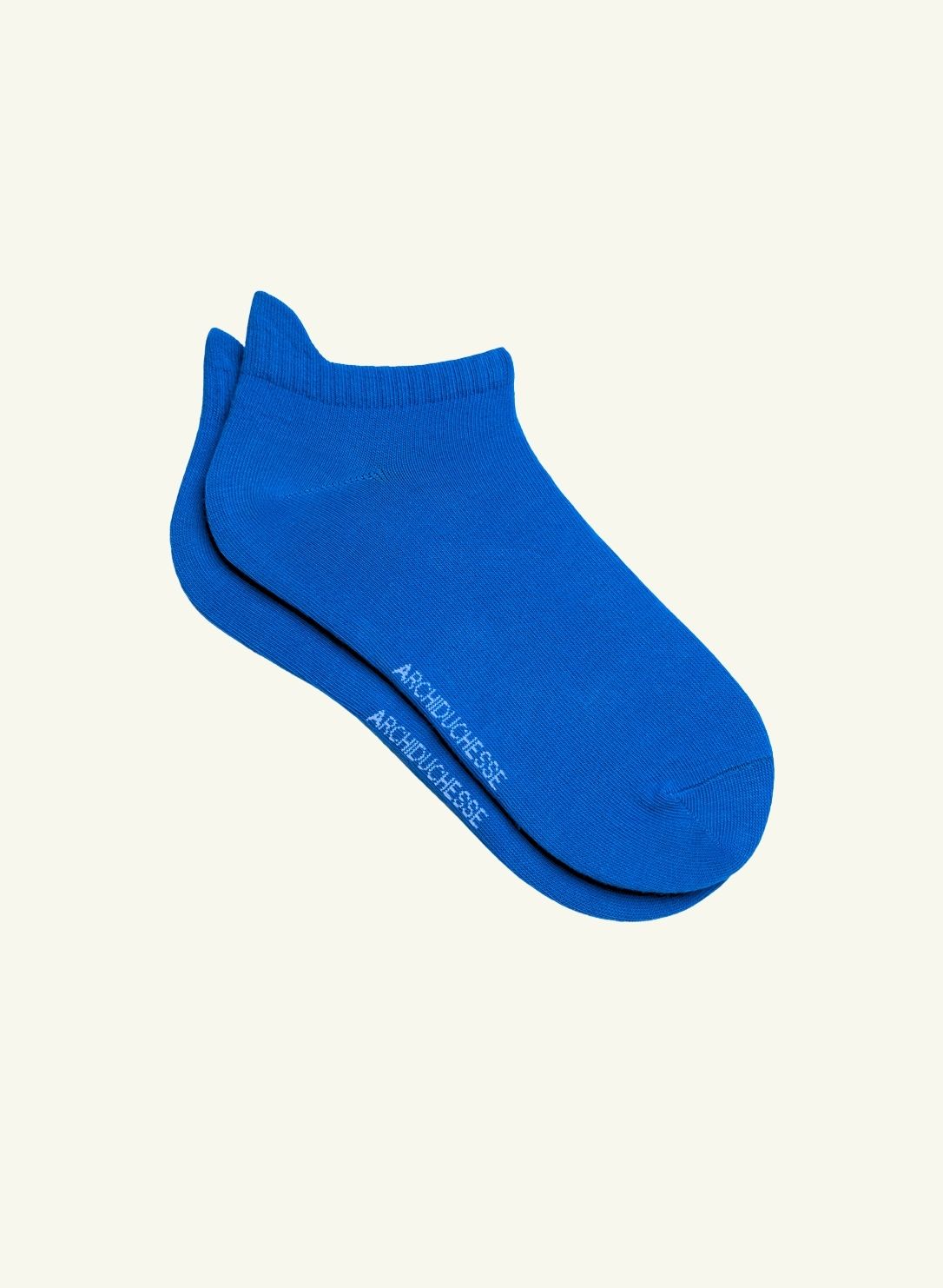 archiduchesse-socquettes-bleu-monochrome-coton image 2