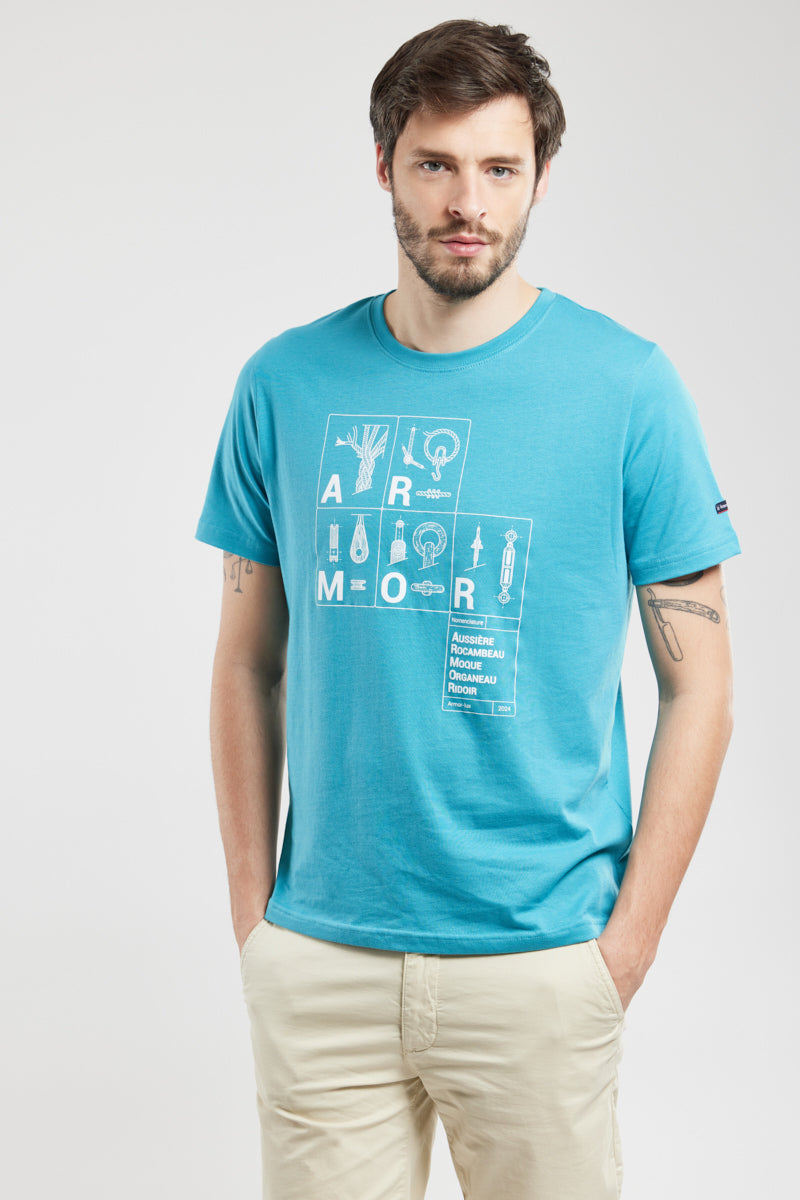 armor-lux-armor-t-shirt-homme-en-coton-l-ger-s-rigraphi image 2