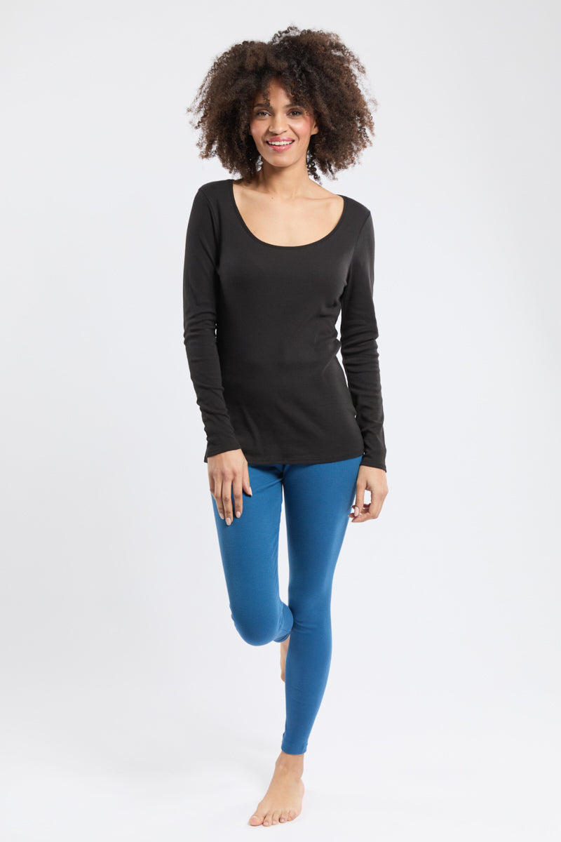 armor-lux-t-shirt-femme-manches-longues-coton-bio-et-kapok image 4