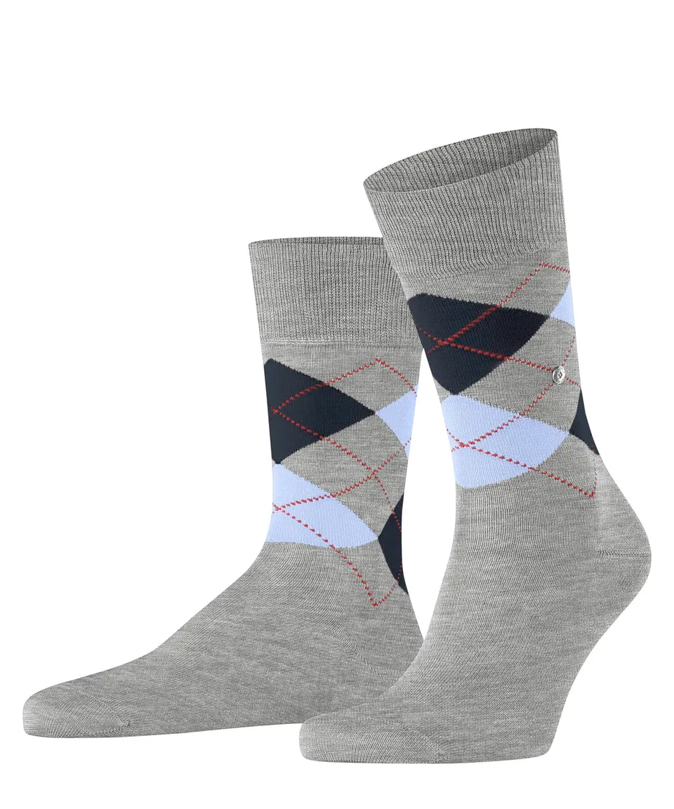 burlington-manchester-chaussettes-homme-coton-gris-40-46 image 1