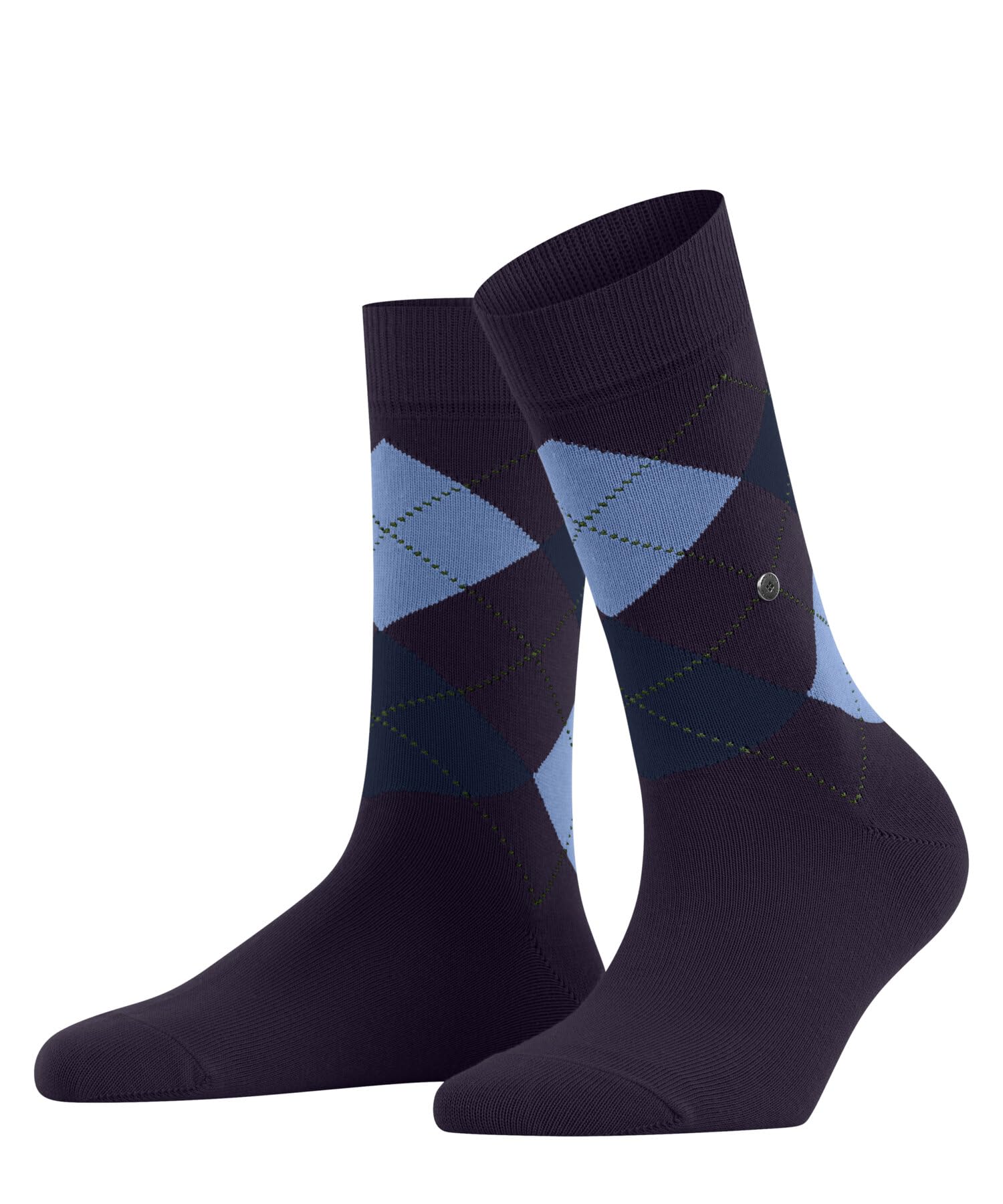 burlington-queen-chaussettes-femme-coton-bio-rouge-wineberry-8761-41-45 image 1