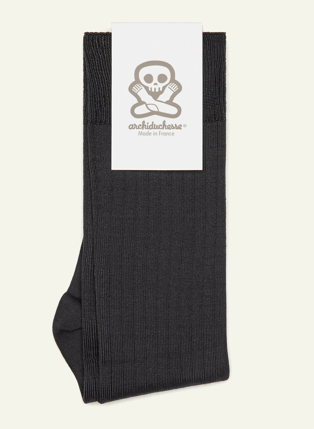 archiduchesse-chaussettes-de-luxe-fil-d-cosse-gris-anthracite image 5