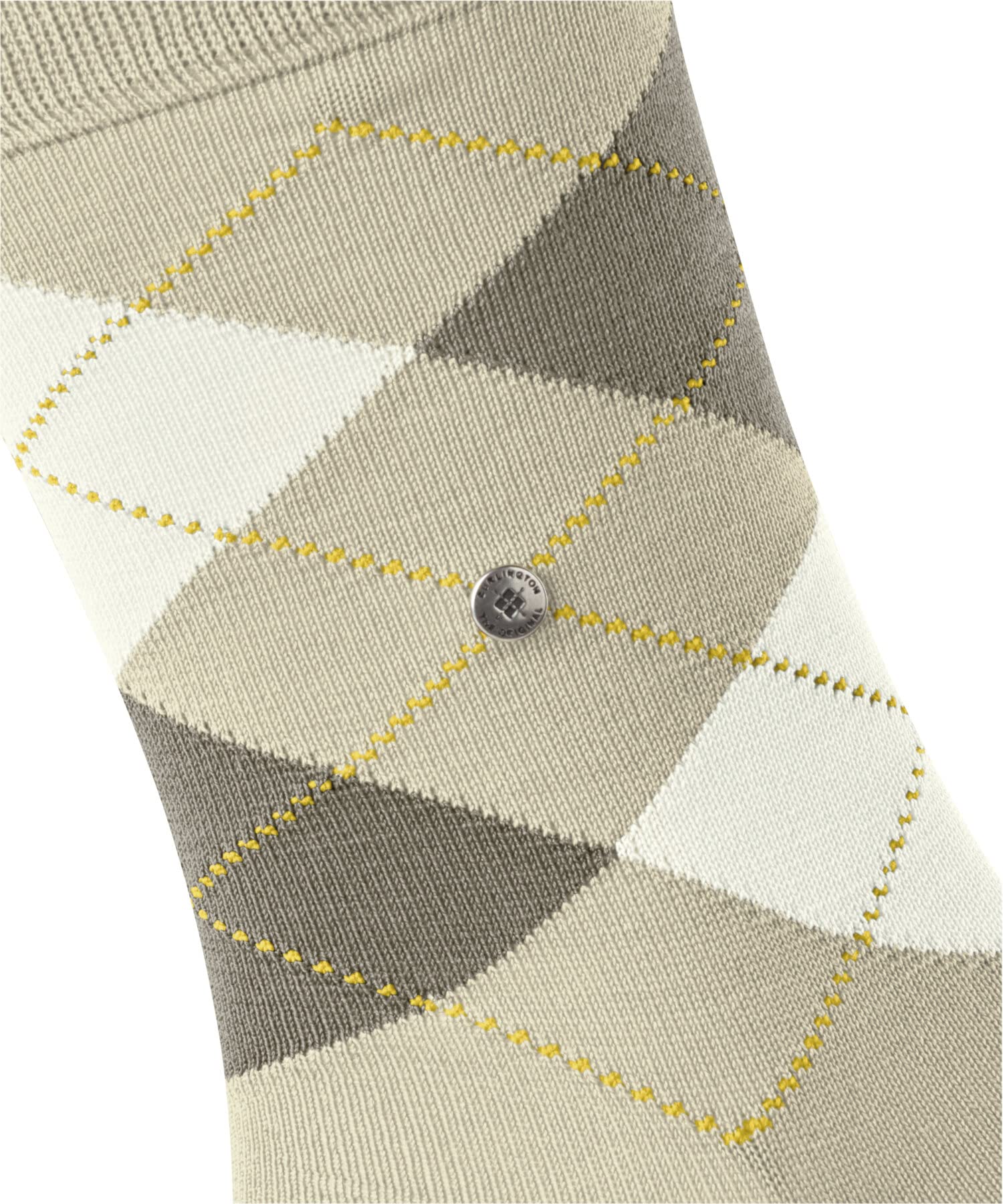 burlington-manchester-chaussettes-homme-coton-argyle-beige-gravel-40-46 image 6