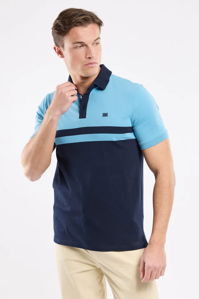 armor-lux-polo-bicolore-deauville-coton-homme image 1