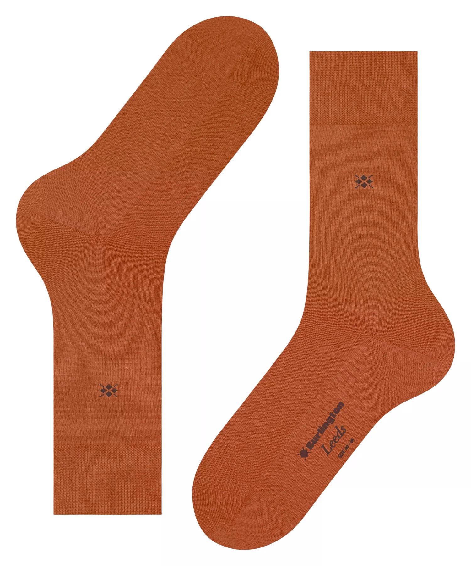 burlington-leeds-chaussettes-homme-coton-laine-unies-rouge-marigold-8916-40-46 image 5