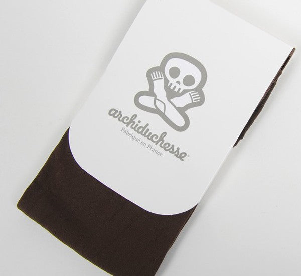 archiduchesse-collant-marron-chocolat-40-deniers-semi-opaque image 2
