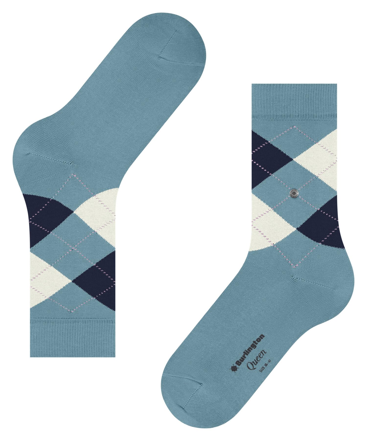 burlington-queen-chaussettes-femme-bleu-key-largo-6852-36-41 image 6