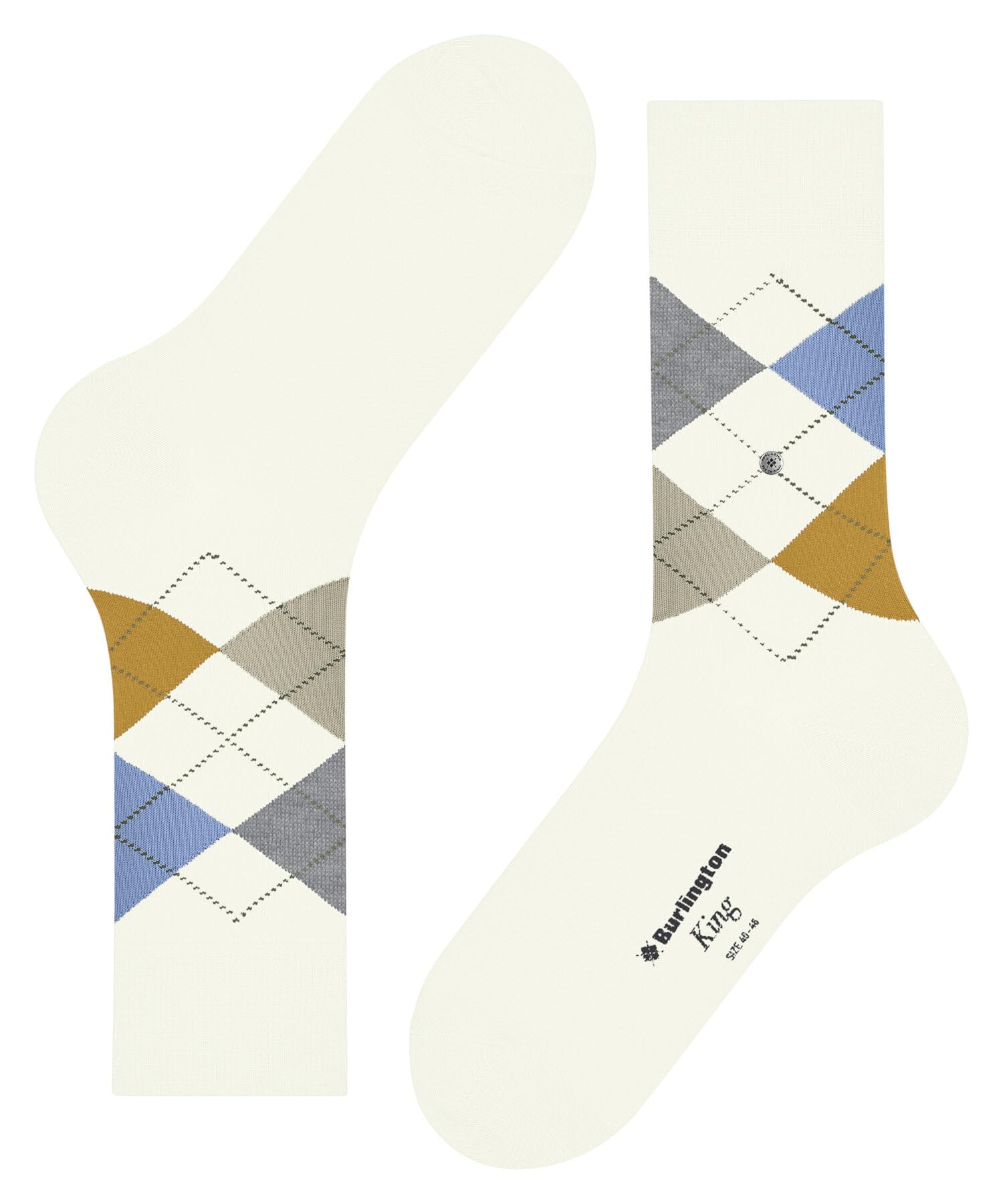 burlington-king-chaussettes-homme-blanc-off-white-2041-40-46 image 5