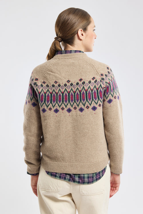 armor-lux-pull-jacquard-femme-heritage-laine-80 image 5