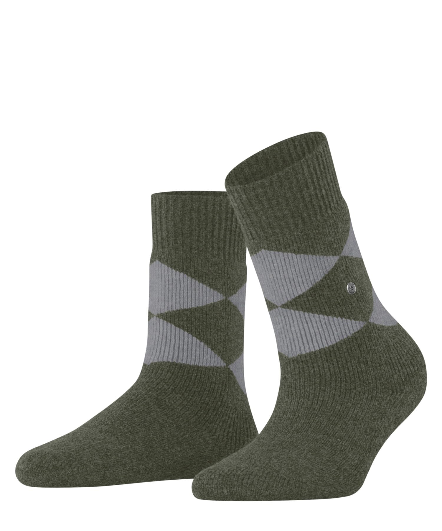 burlington-cosy-argyle-chaussettes-femme-laine-rouge-peluche image 8