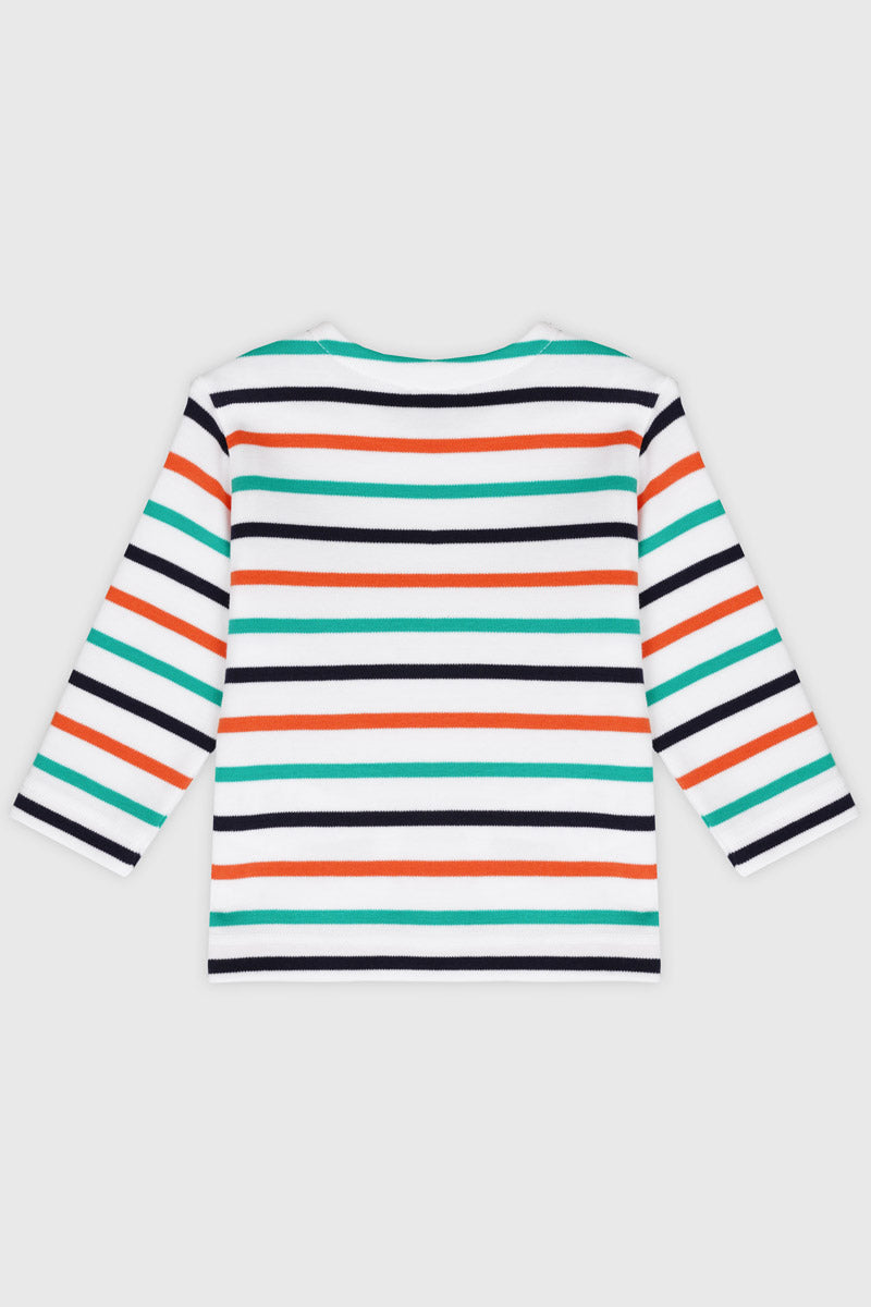 armor-lux-amiral-marini-re-tricolore-b-b-interlock-coton-pais-manches-longues image 2
