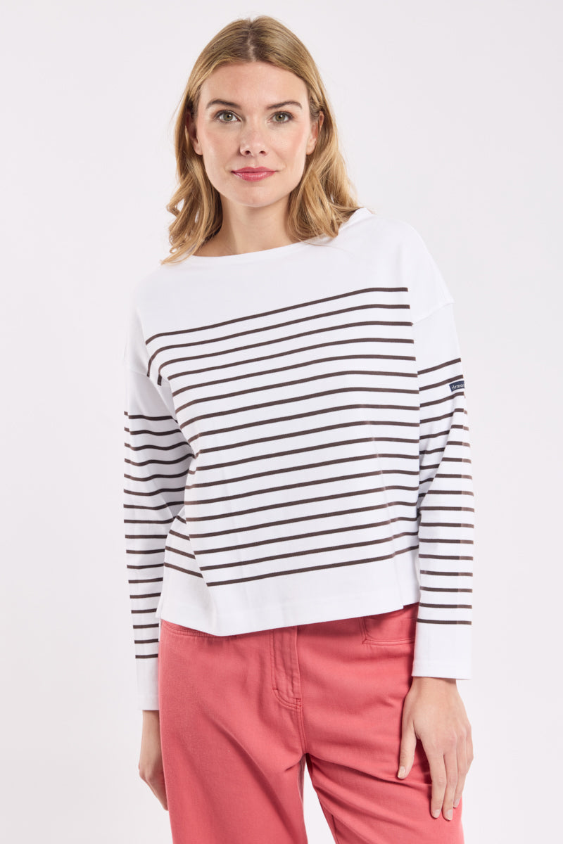 armor-lux-marini-re-interlock-femme-coton-col-bateau-2 image 1