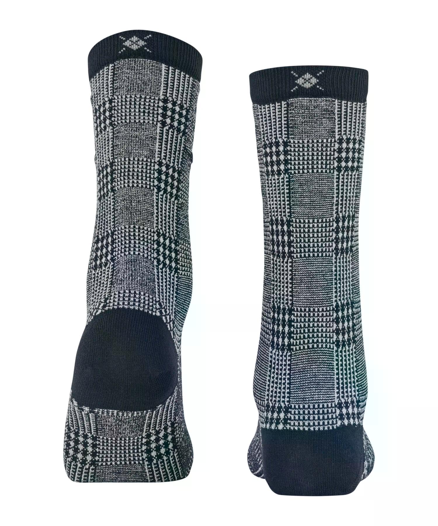 burlington-glitter-check-chaussettes-femme-coton-viscose image 2