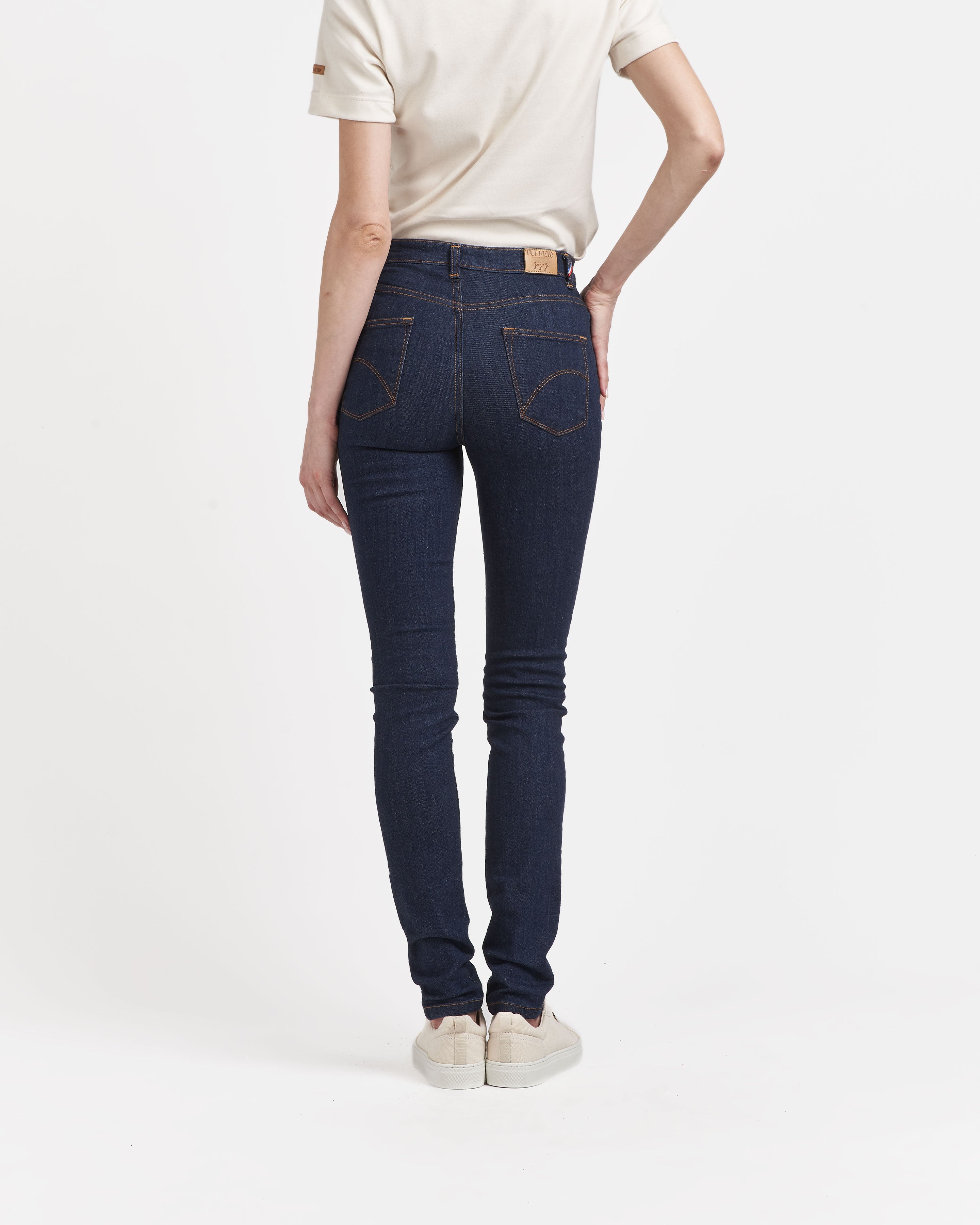 atelier-tuffery-marianne-jean-femme-slim-taille-haute-coton-bio-indigo image 5