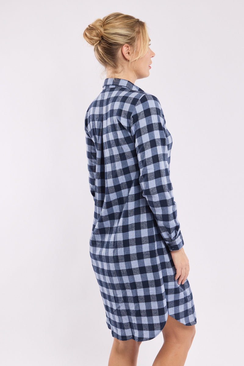 armor-lux-robe-chemise-carreaux-robe-manches-longues image 5