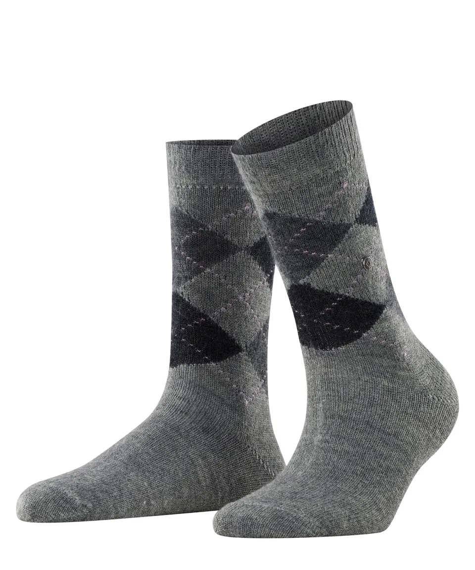 burlington-whitby-chaussettes-femme-fantaisie-gris-36-41 image 1