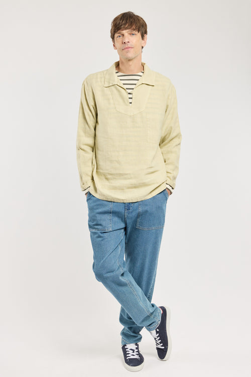 armor-lux-h-ritage-vareuse-fischerhemd-homme-en-lin image 4
