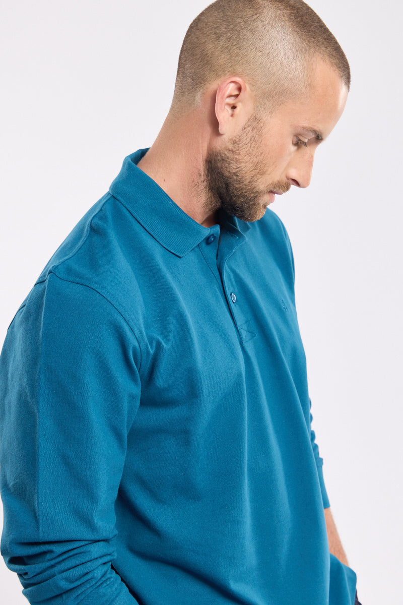 armor-lux-polo-homme-manches-longues-coton-piqu image 4