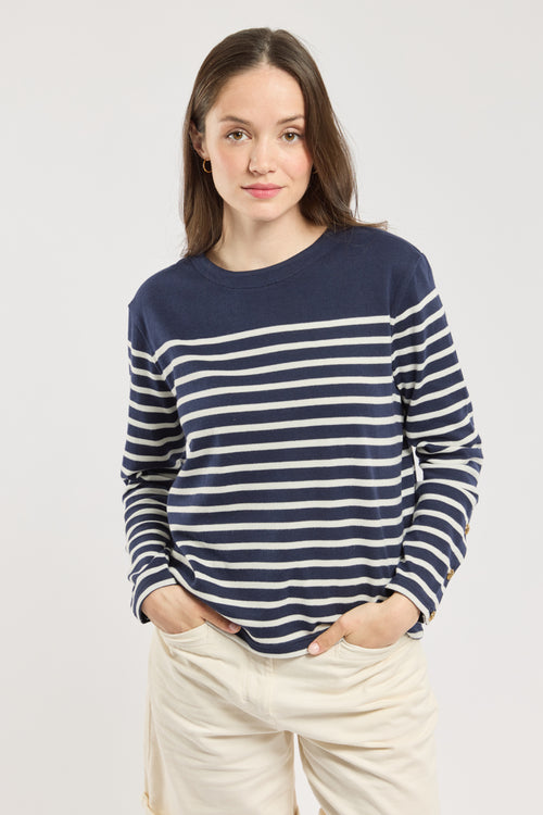 armor-lux-marini-re-heritage-femme-haut-ray-coton-et-laine image 2