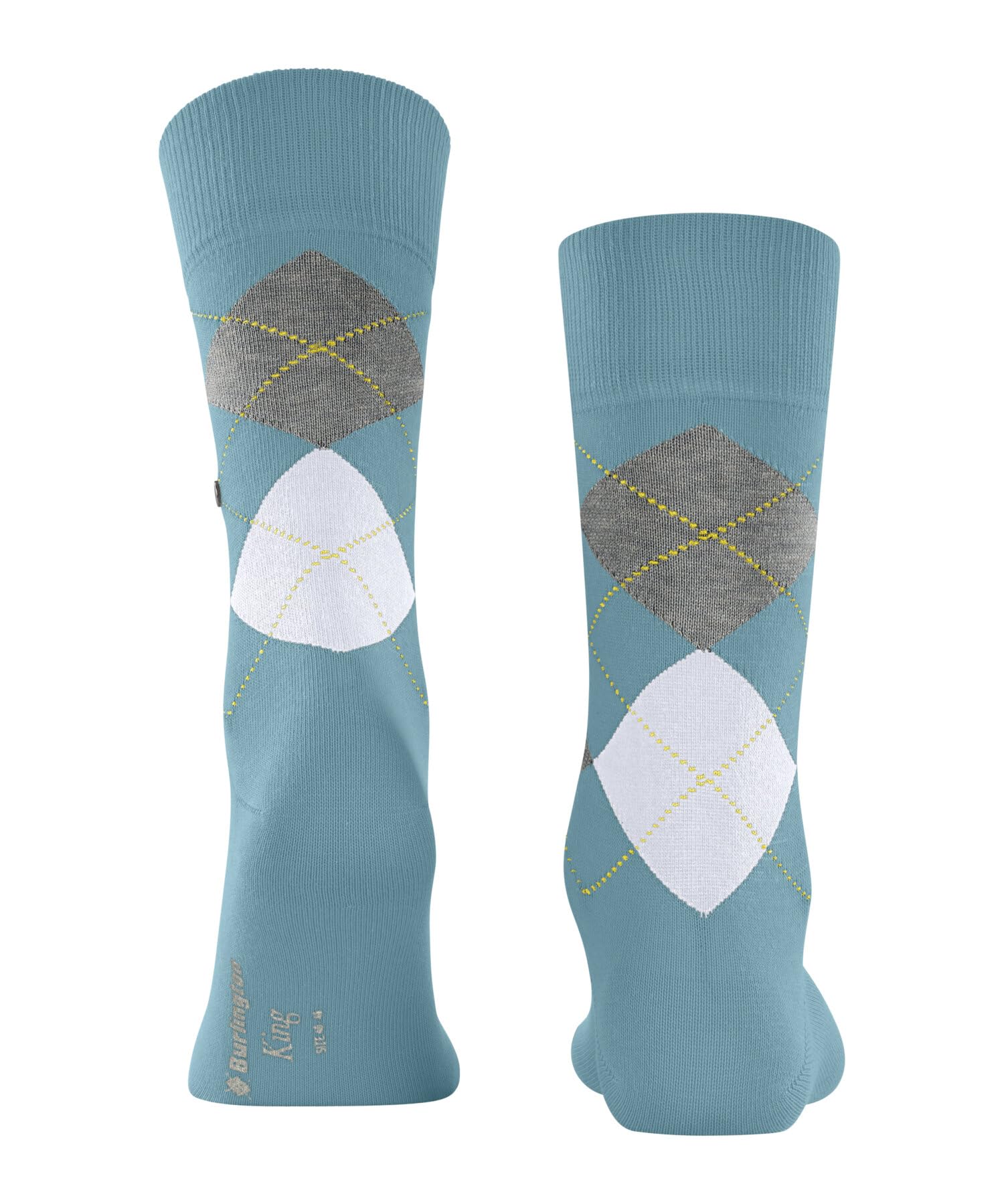 burlington-king-m-chaussettes-homme-coton-fantaisie-1-paire-bleu-key-largo-40-46 image 2