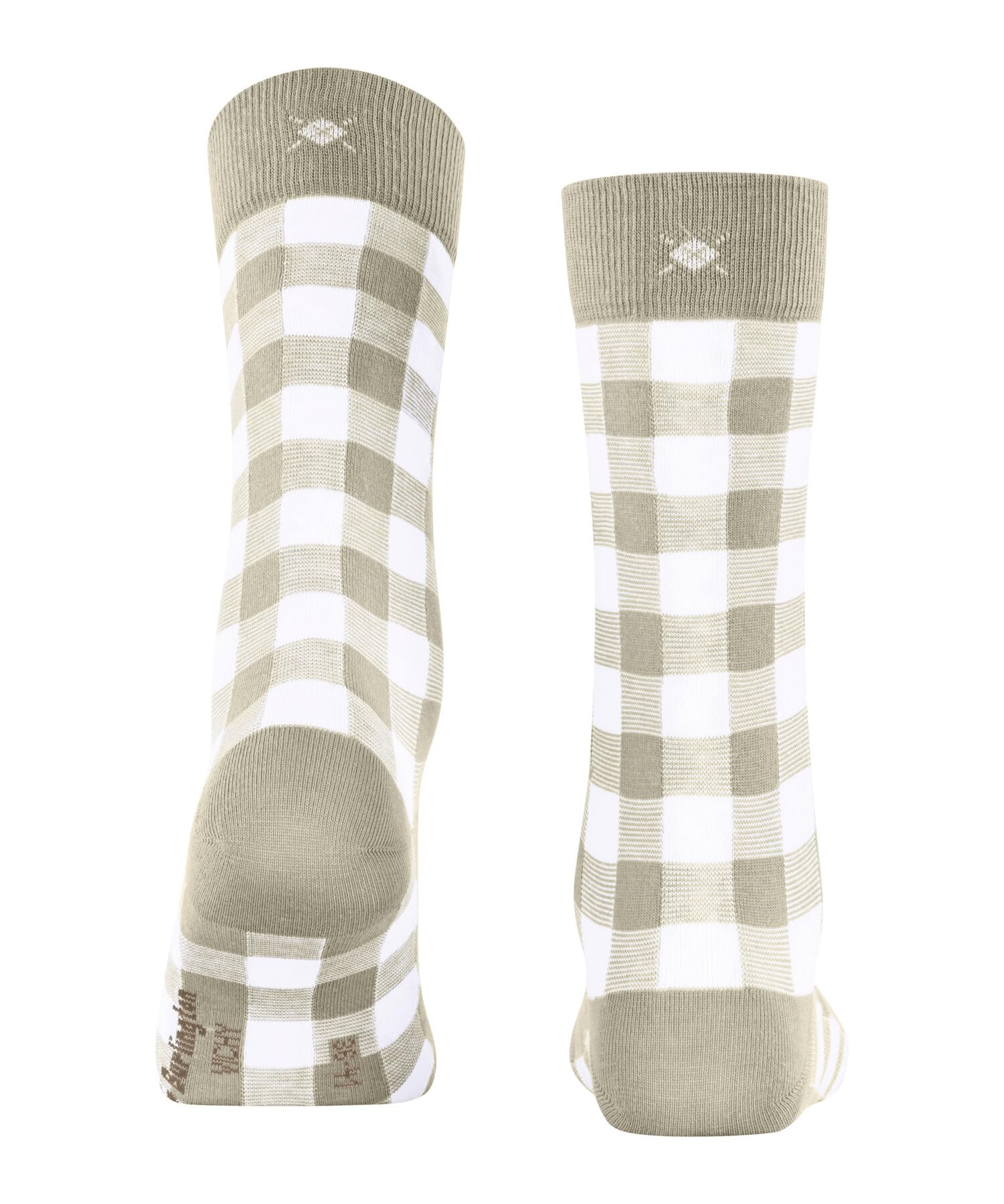 burlington-vichy-chaussettes-opaque-femme-coton-biologique-maille-carreaux-taill image 2