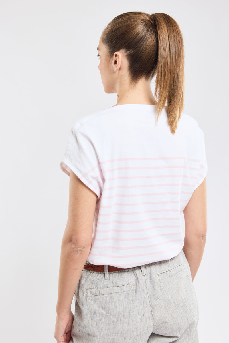 armor-lux-marini-re-femme-col-bateau-d-bardeur-coton-l-ger image 3
