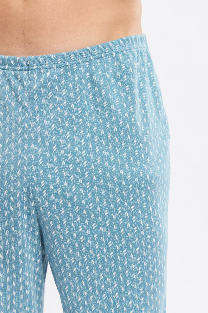 armor-lux-pyjama-homme-micromotifs-coton image 5