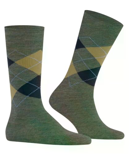 burlington-edinburgh-m-lange-chaussettes-homme-laine-vierge-argyle-vert-turquois image 8