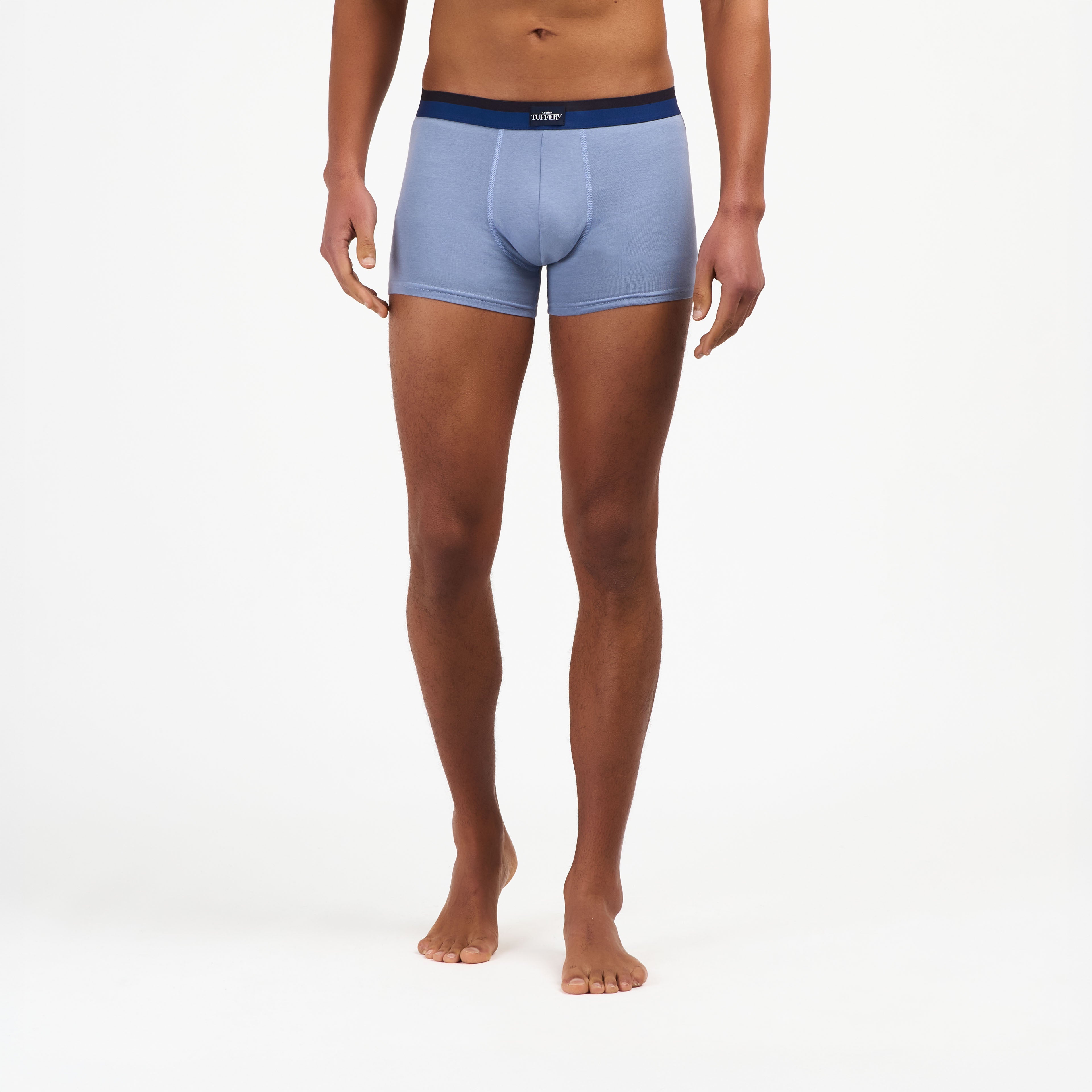 atelier-tuffery-boxer-homme-bleu-clair-coton-bio image 2