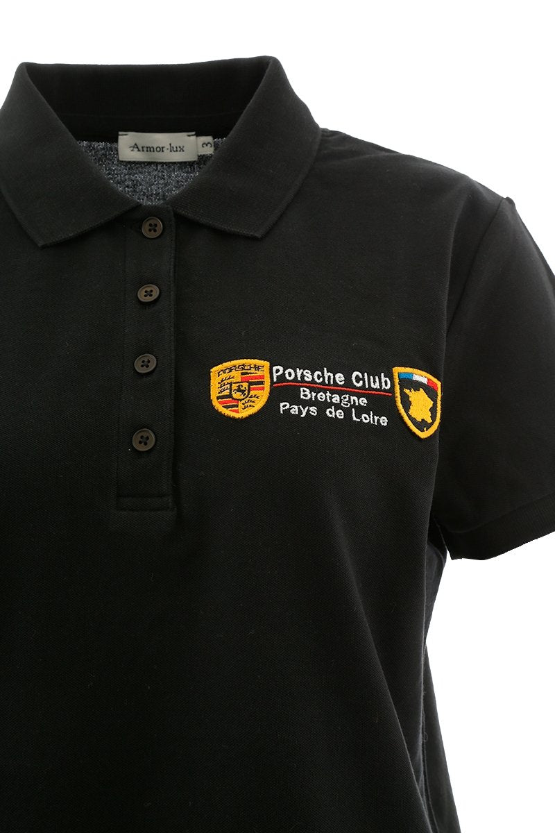 armor-lux-polo-porsche-club-femme-coton-piqu-manches-courtes image 2