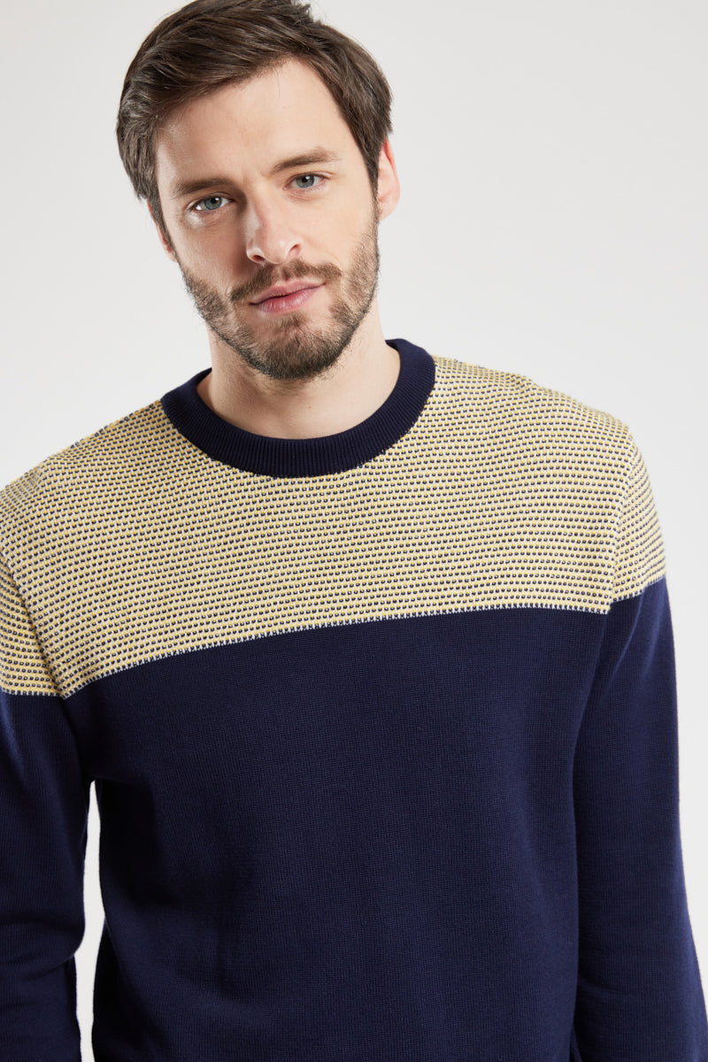 armor-lux-pull-coudi-res-homme-deauville-coton image 2
