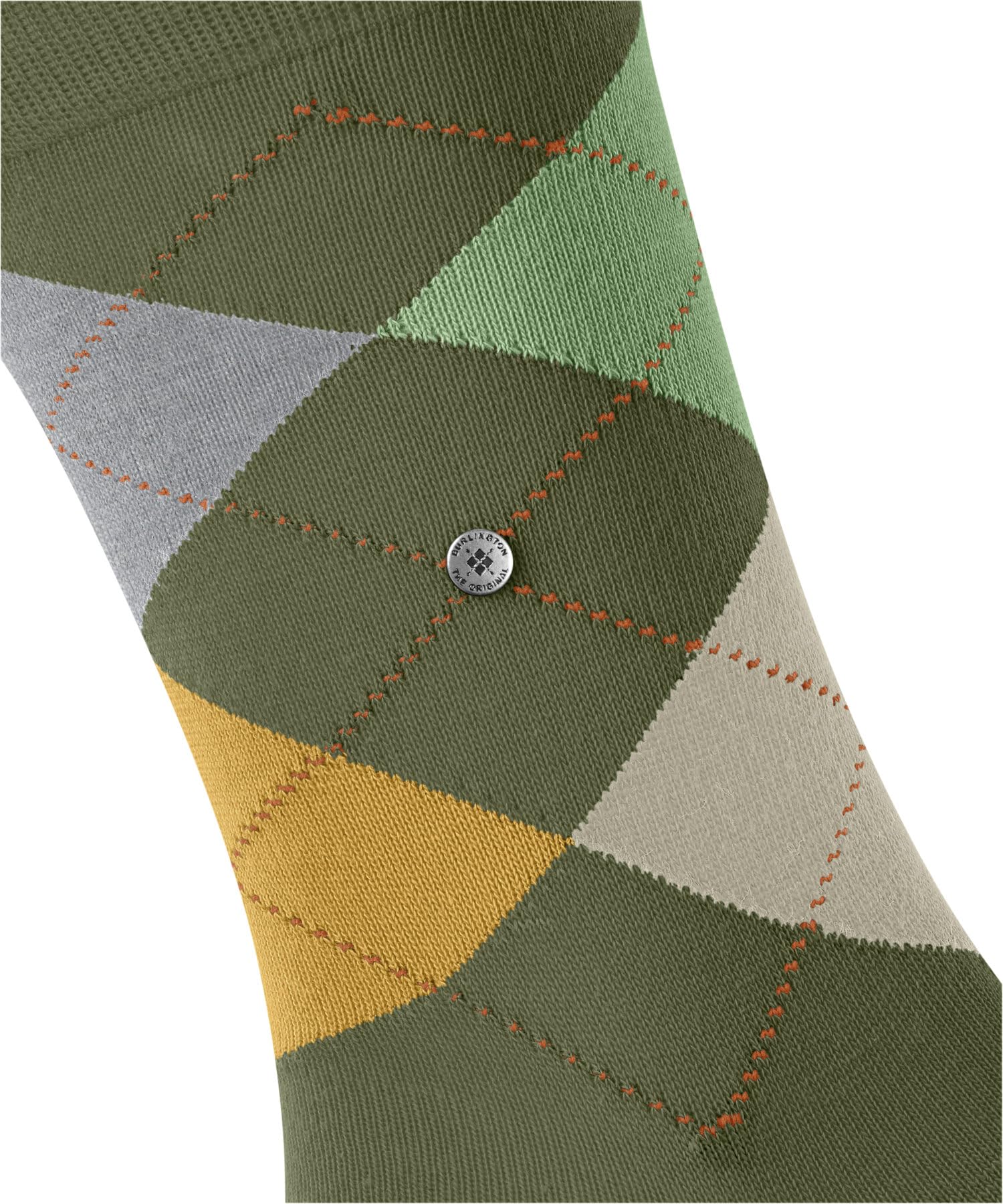 burlington-king-chaussettes-homme-vert-lime-green-7473-40-46-1-paire image 3