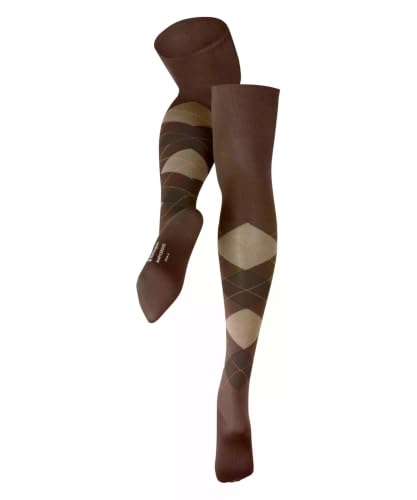burlington-marylebone-chaussettes-hautes-femme-laine-hazelnut-36-41 image 6