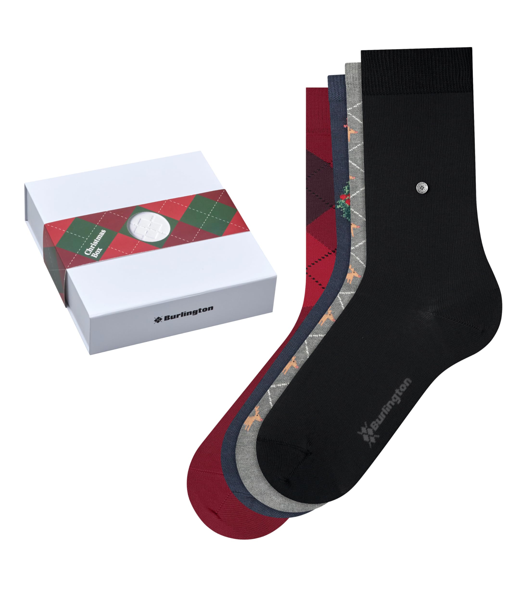 burlington-christmas-gift-chaussettes-femme-coton-fantaisie-4-paires-mix-0010-36 image 1