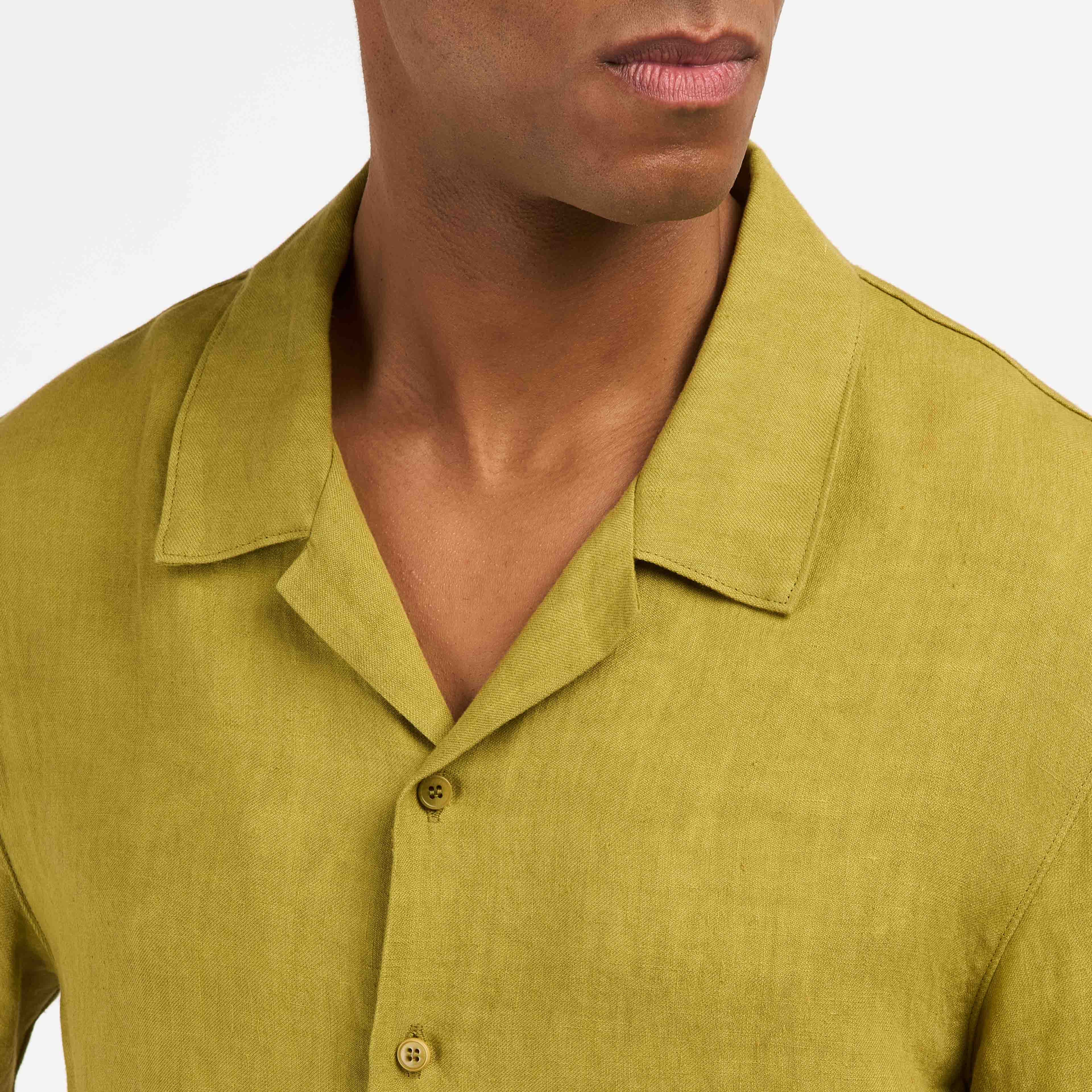 atelier-tuffery-chemisette-anduze-homme-lin-olive-droite image 6