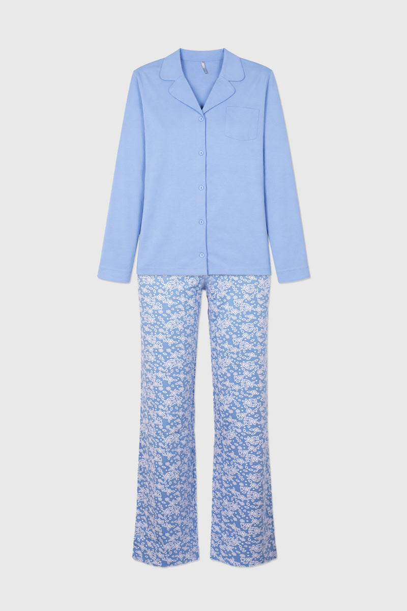 armor-lux-pyjama-motifs-femme-coton image 2