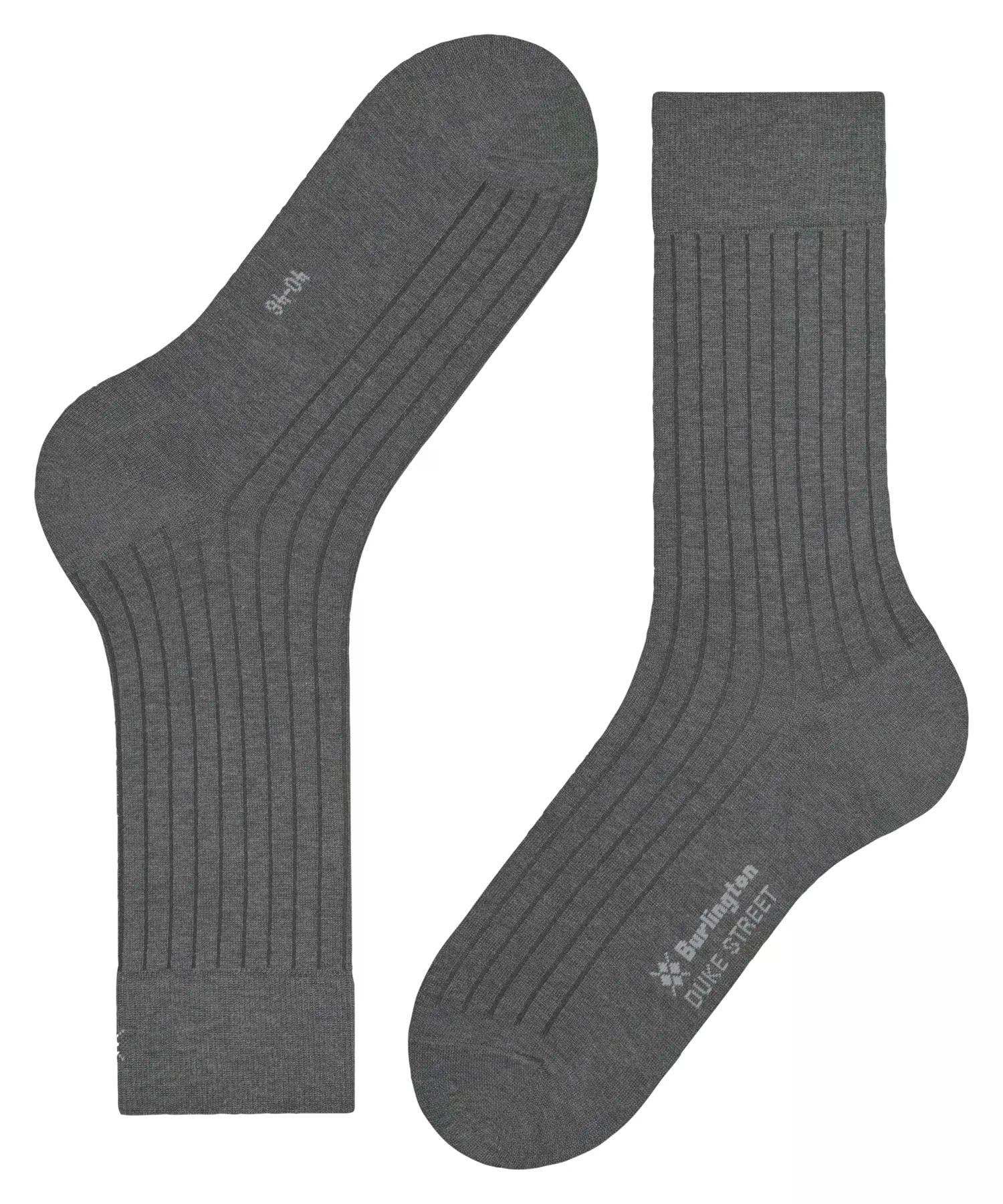 burlington-duke-street-chaussettes-homme-gris-steel-melange-3165-40-46 image 6