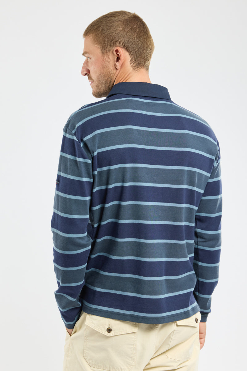 armor-lux-polo-homme-manches-longues-coton-ray-3-couleurs image 4