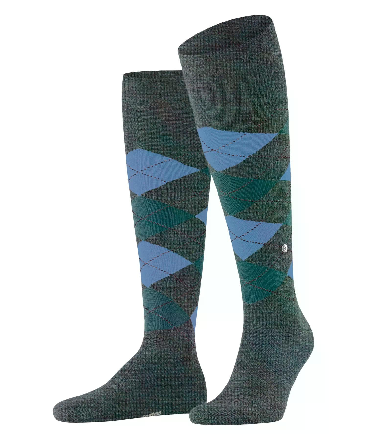 burlington-edinburgh-chaussettes-homme-laine-vierge-argyle-respirant image 6