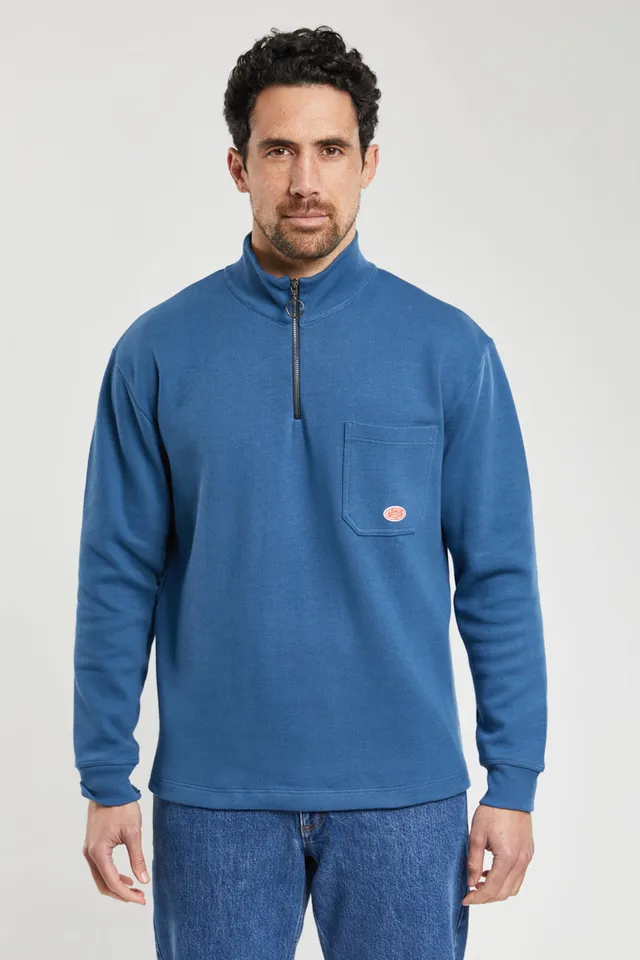 armor-lux-sweat-col-camionneur-mixte-coton-bio image 1