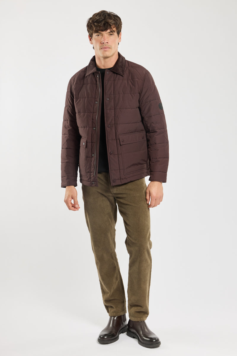 armor-lux-veste-courte-zipp-e-homme-urbain-col-revers-velours image 3