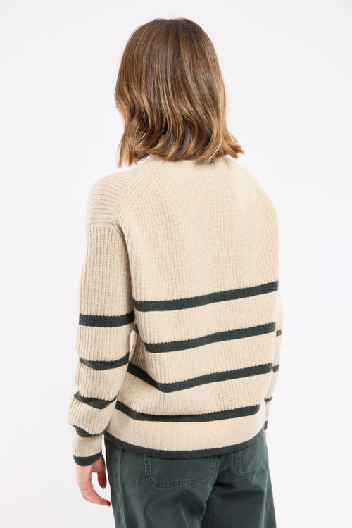 armor-lux-pull-col-roul-femme-laine-rayures-plac-es image 6