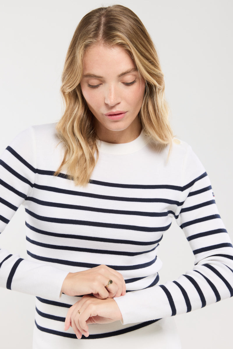 armor-lux-briac-pull-marin-ray-femme-en-laine-m-rinos image 6