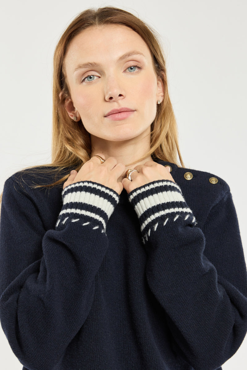 armor-lux-pull-marin-deauville-femme-laine image 2